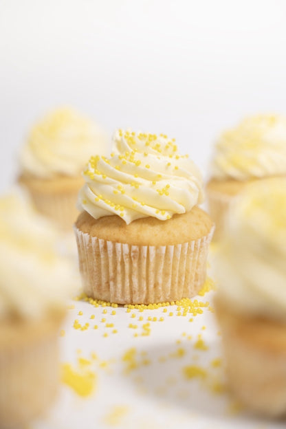 Limonlu Cupcakeler - 4 adet