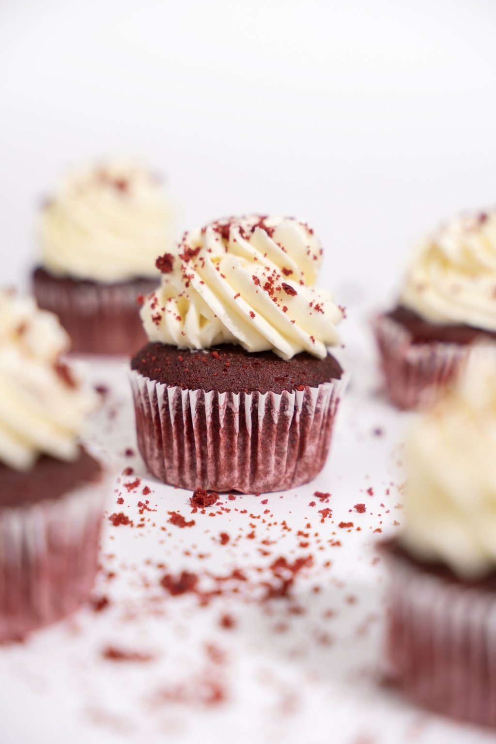 Red Velvet Cupcakeler - 4 adet